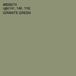 #8D9274 - Granite Green Color Image
